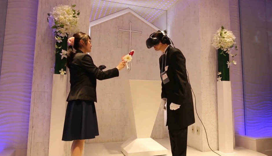 Japanese men are tying the knot with their favourite Anime characters in VR weddings