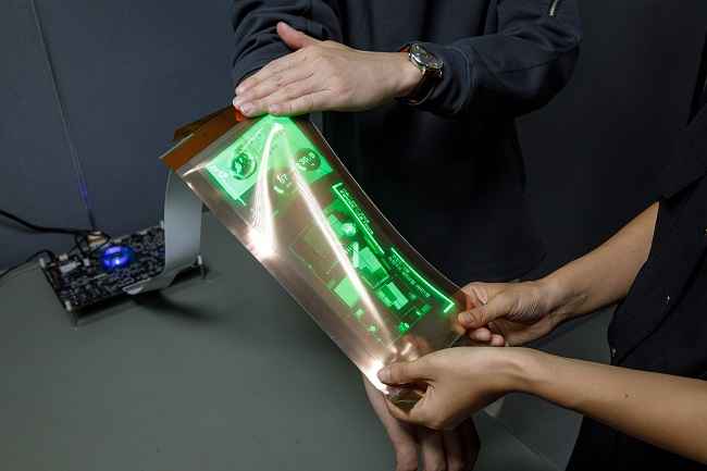 LG Display stretchable screens