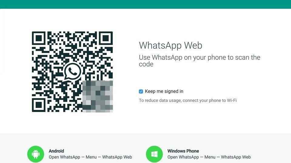 Login di WhatsApp Web