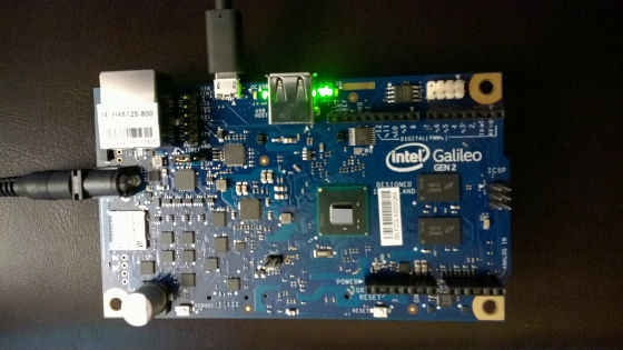 Intel Galileo: Getting started ethernet