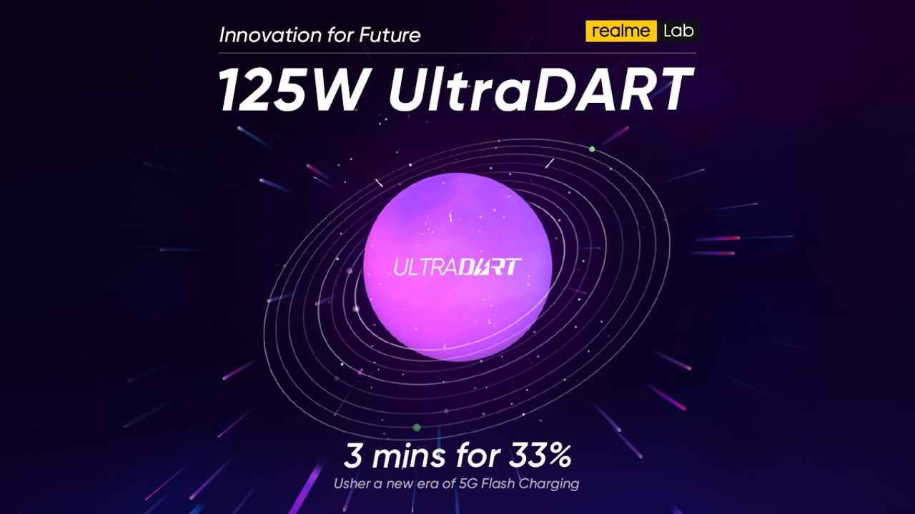 Realme 125W UltraDART fast charging solution announced