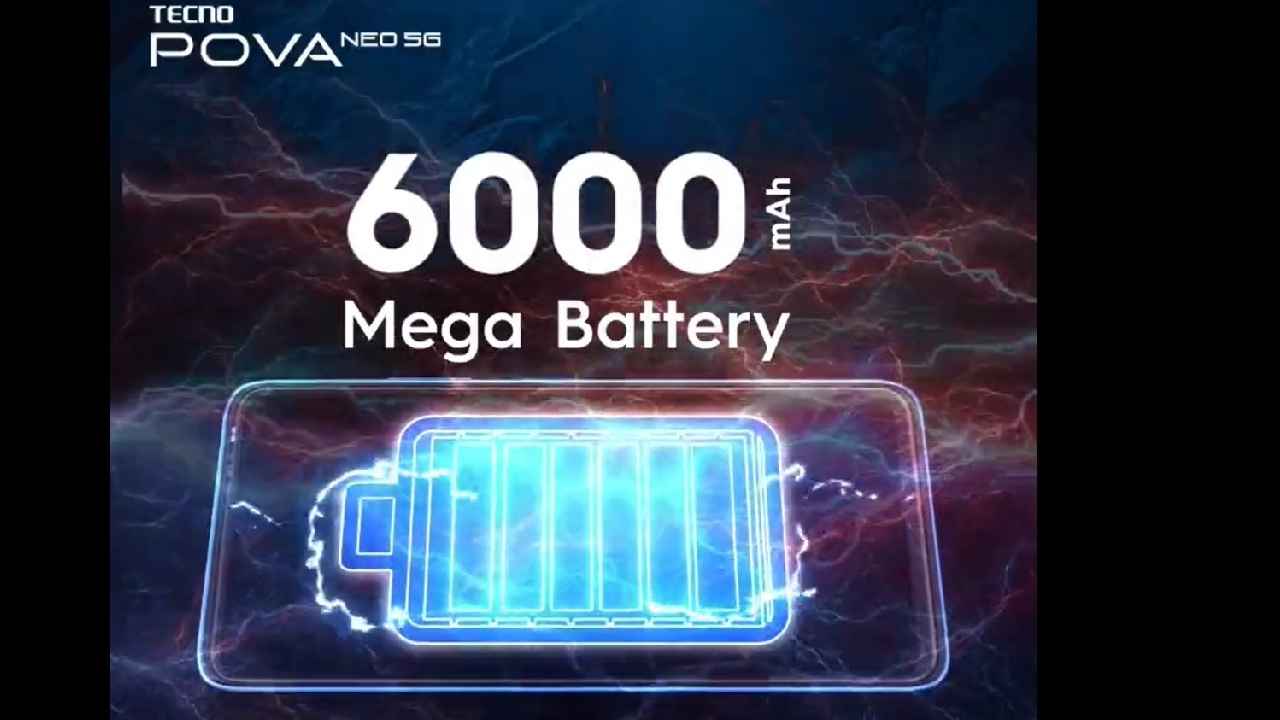 6000mAh की ताबड़तोड़ बैटरी और 9GB तक की रैम से लैस Tecno Pova Neo 5G आज इंडिया में होगा लॉन्च, देखें कीमत