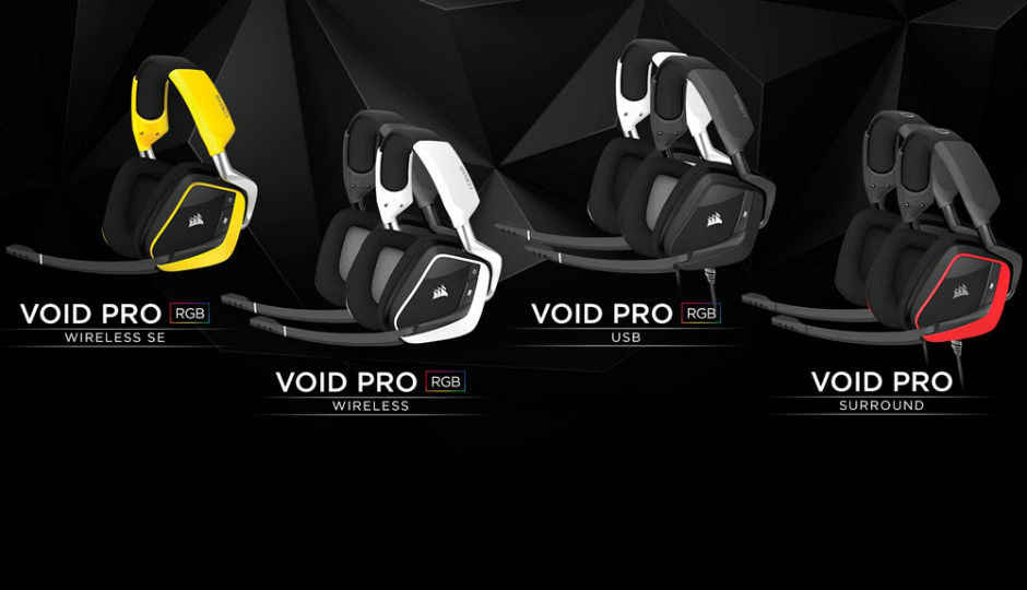 Corsair launches its new lineup of Void Pro gaming headsets