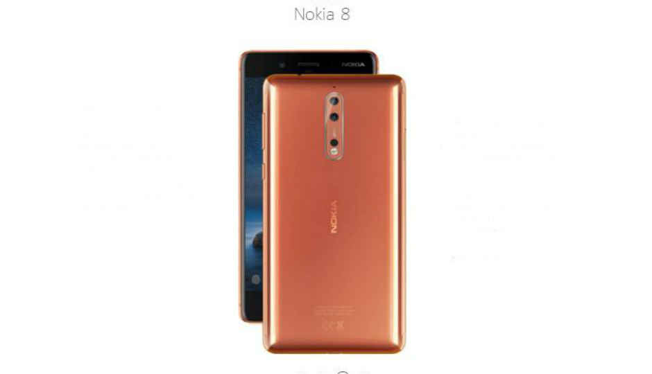 Nokia 8 को एंड्राइड ओरियो 8.0 अपडेट मिला हुआ शुरू