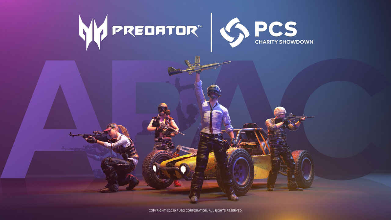 Acer Predator becomes Official Sponsor of PUBG Continental Series APAC Charity Showdown