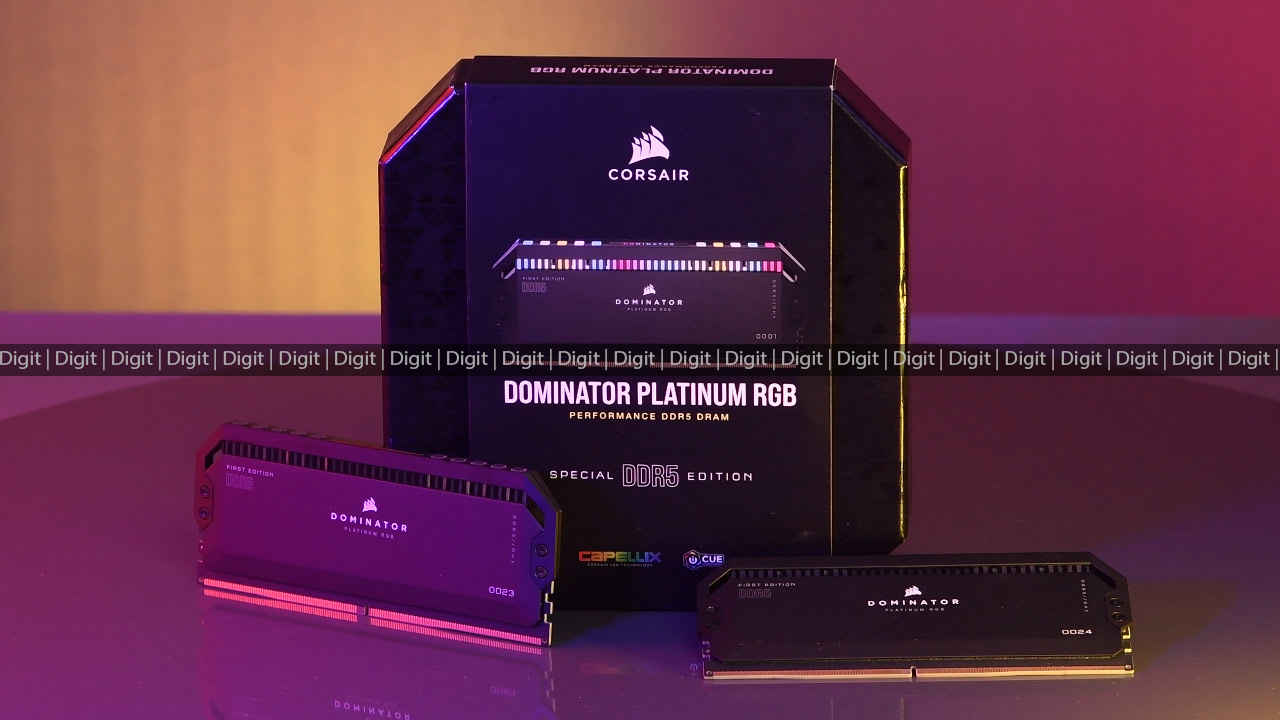 CORSAIR DOMINATOR PLATINUM RGB First Edition 16GB x2 DDR5 Memory Kit Review : Blazing fast DDR5 memory is here