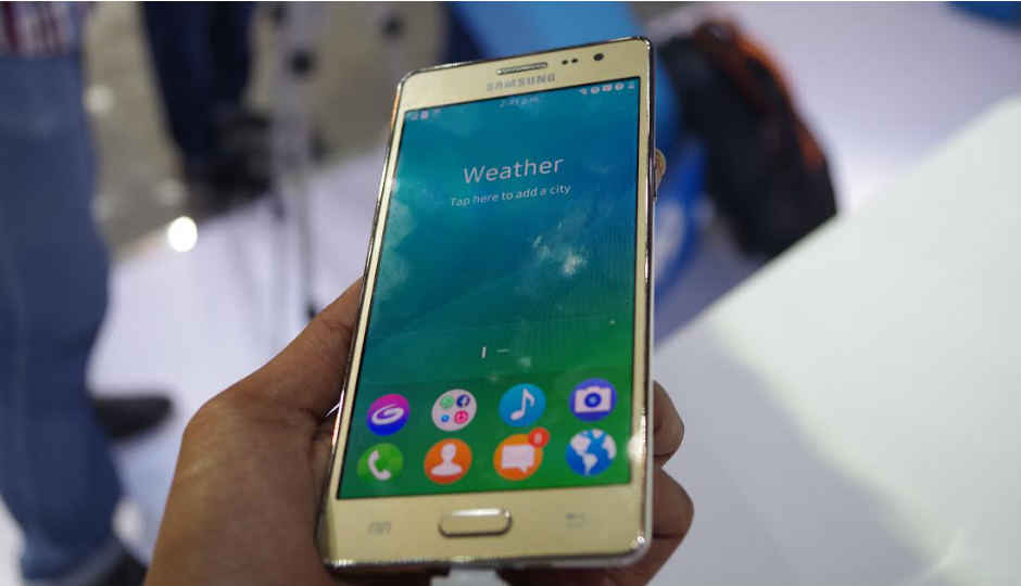 Tizen-based Samsung Z3 launched in India for Rs. 8,490