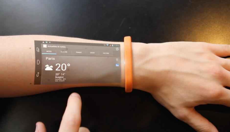 Cicret bracelet will turn your arm into a tablet