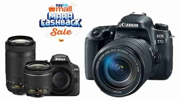 Paytm Maha Cashback Sale: Deals on GoPro Hero 7 Black, Canon EOS 1300D, Nikon D5300 and more