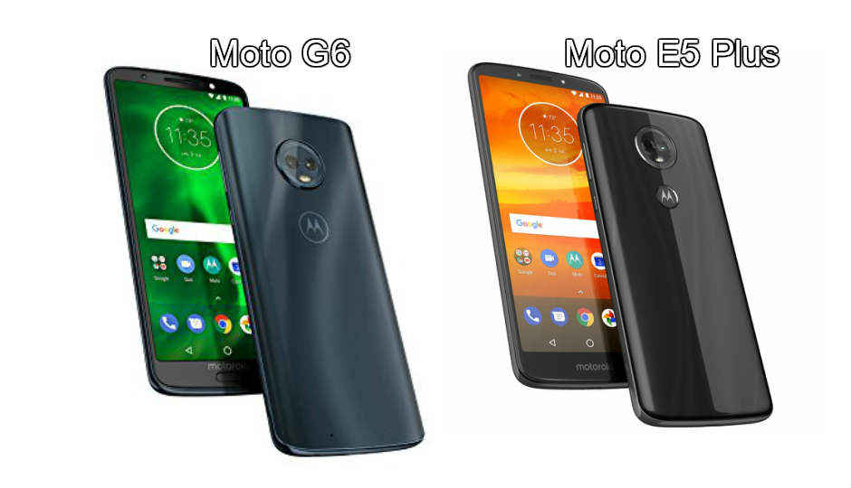 ಮೋಟೊರೋಲದ ಹೊಚ್ಚ ಹೊಸ Moto G6 ಮತ್ತು Moto E5 Plus ಫೋನ್ ನಡುವಿನ 5 ಮುಖ್ಯ ವ್ಯತ್ಯಾಸಗಳ ಬಗ್ಗೆ ನಿಮಗೋತ್ತಾ..!