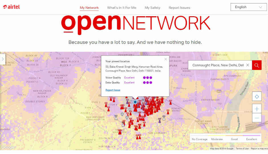 Airtel’s Open Network initiative lets you see network quality across india