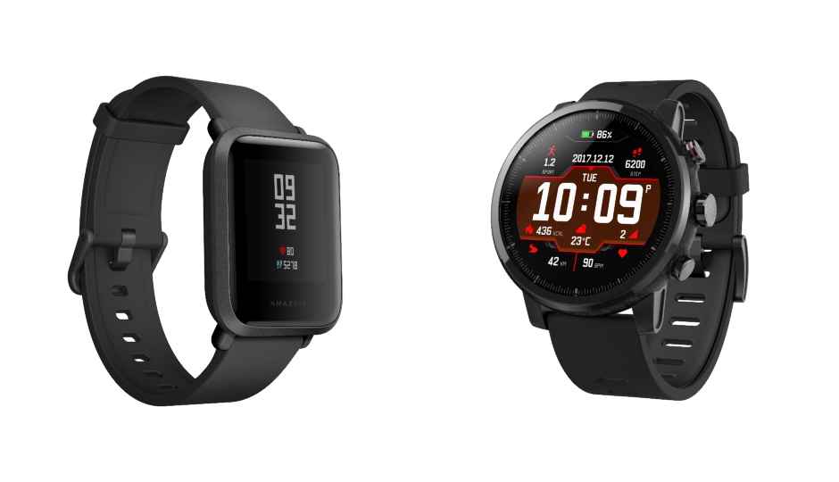 Amazfit Stratos and Amazfit Bip smartwatches launched in India
