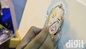 Artwork at the Mumbai Film and Comics Convention 2014