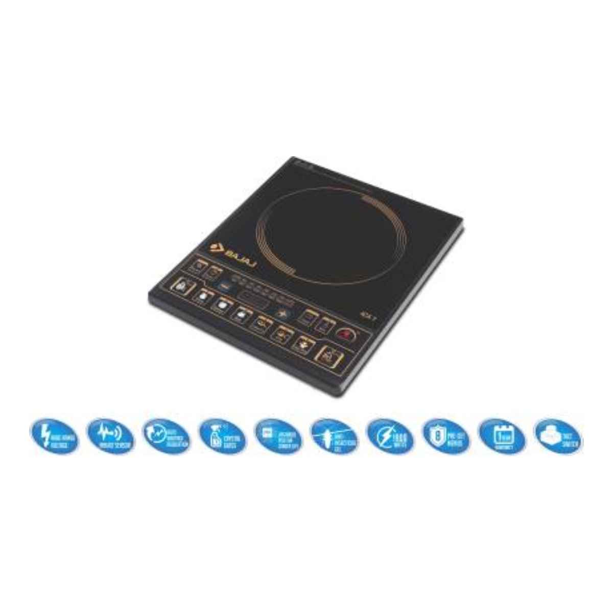 Bajaj Majesty ICX Neo Burner Induction Cooktop (Black) Sony Induction
