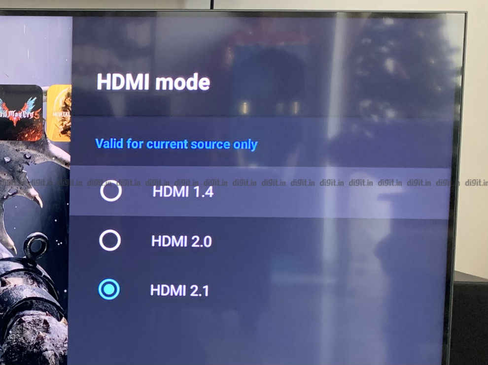 The Mi QLED TV supports HDMI 2.1.