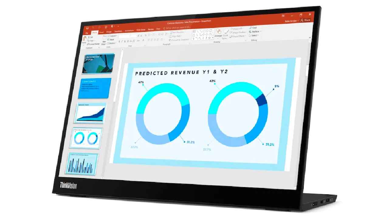 Lenovo ThinkVision M14d Portable Monitor announced at MWC 2022