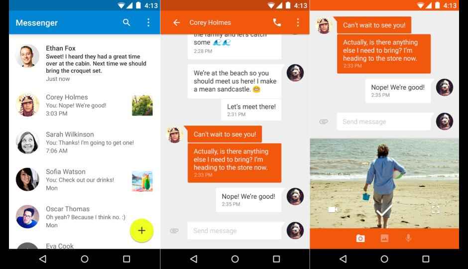 Messenger: Google’s new standalone messaging app for Android