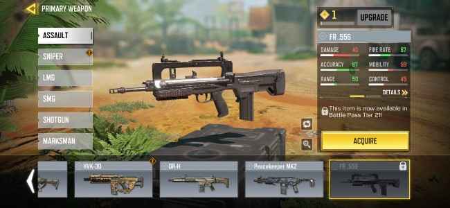 Call of Duty: Mobile New weapons