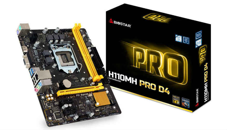 Biostar H110MH PRO D4 motherboard launched at Rs. 4,999