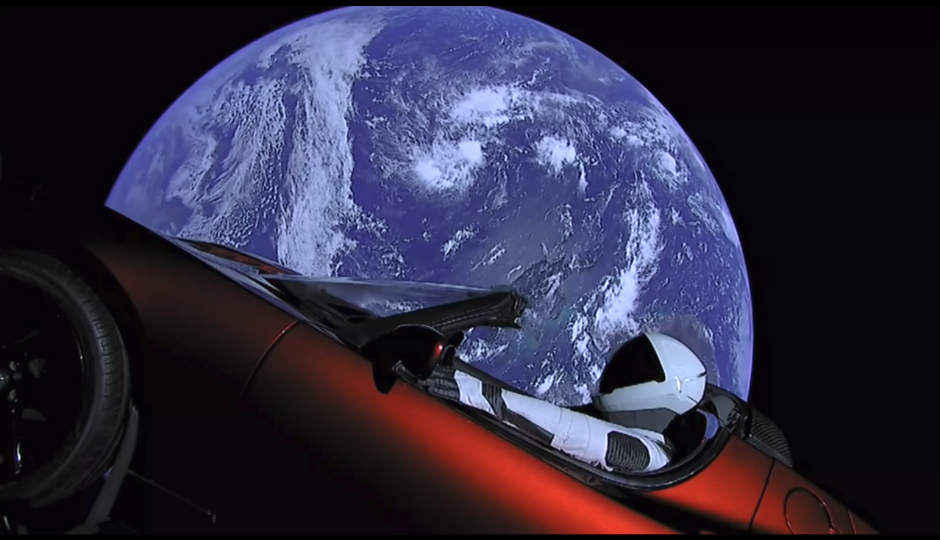 Musk’s Tesla Roadster has overshot Mars and is headed towards asteroid belt