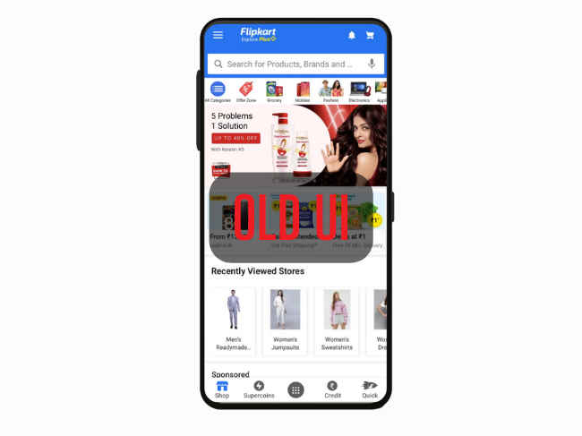 Flipkart Old UI