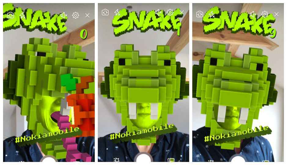 Now play Nokia’s nostalgic Snake game on Facebook in AR!