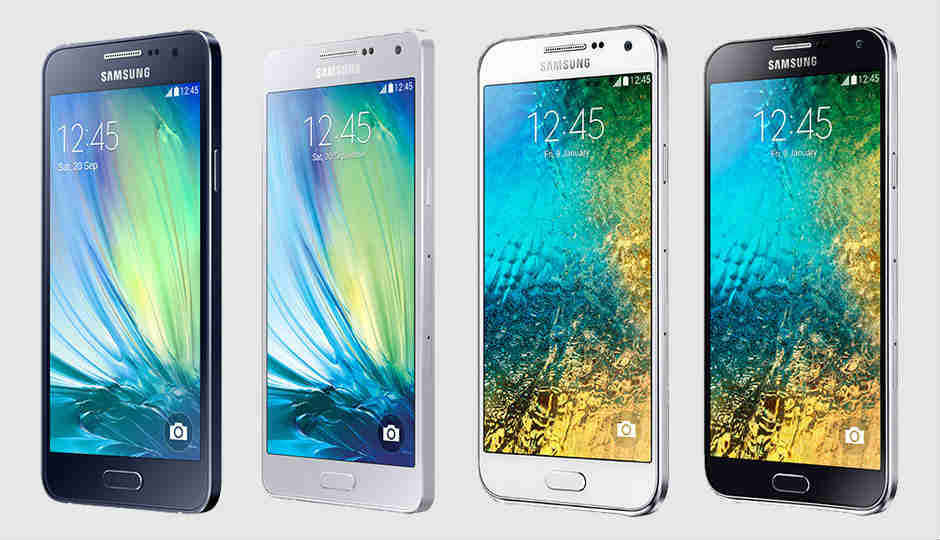 Samsung Galaxy A3, A5, E5 and E7: First Impressions