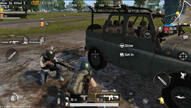 get out of car pubg mobile pc