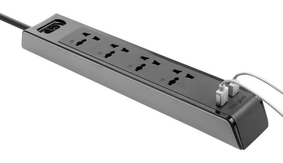 Targus SmartSurge4 surge protector with two USB ports launched at Rs. 2,799
