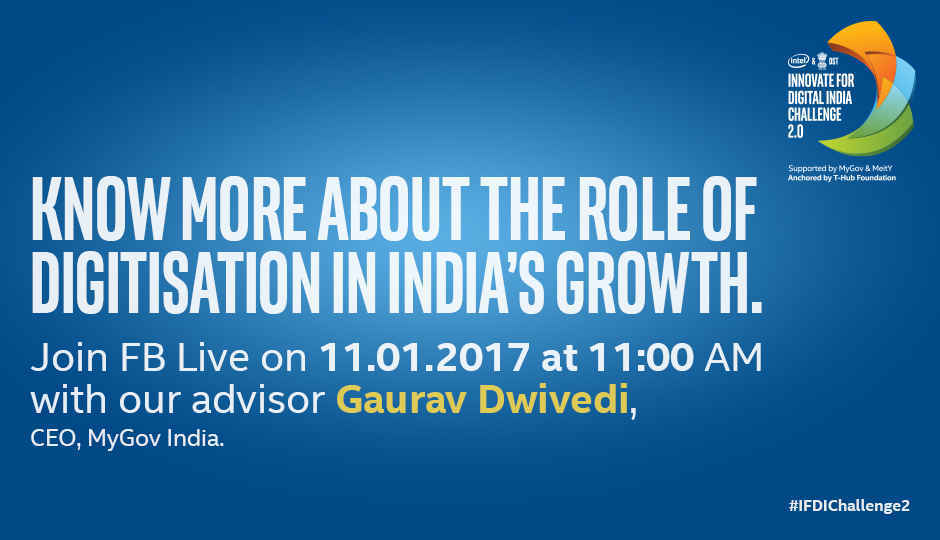 DIGITISATION IN INDIA: IFDI CHALLENGE 2.0 LIVE WEBCAST WITH SHRI GAURAV DWIVEDI