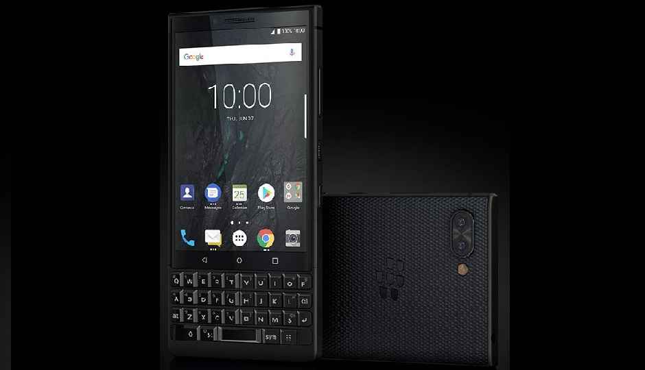 BlackBerry KEY2 with QWERTY keyboard, dual cameras launched in India at Rs 42,990