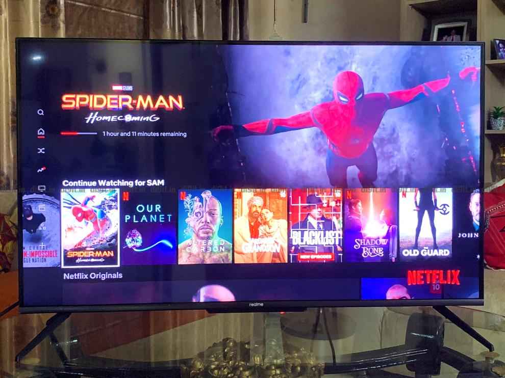 You can play Netflix directly on the TV.
