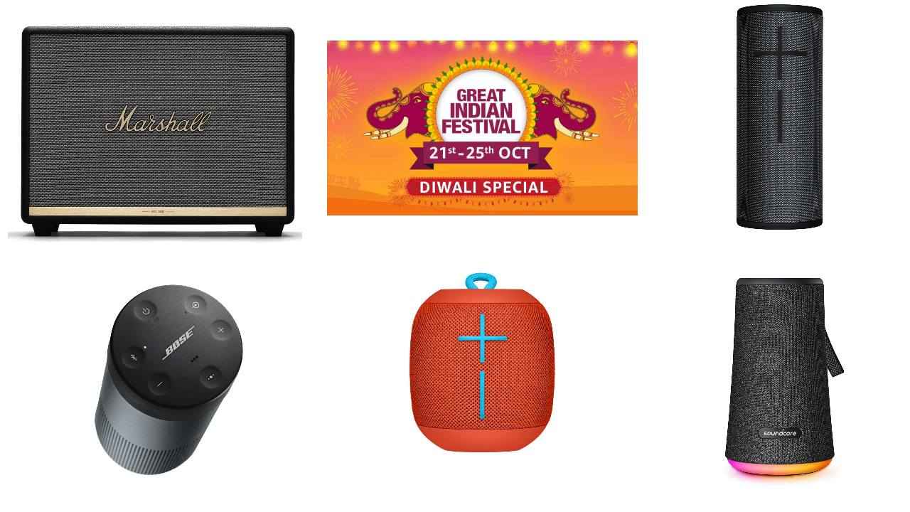 5 deals on Bluetooth Speakers during the Amazon Great Indian Festival Diwali Special Sale