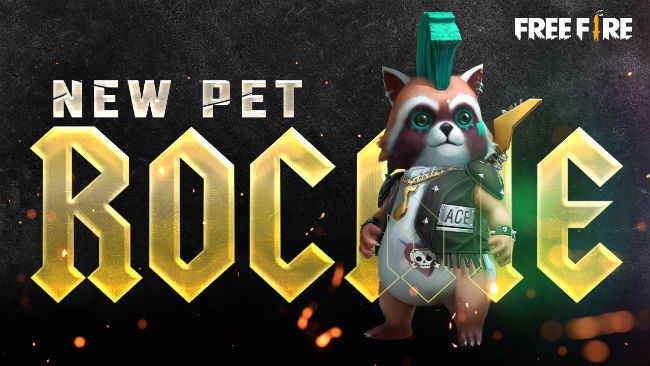 Garena Free Fire has introduced a new pet called Rockie