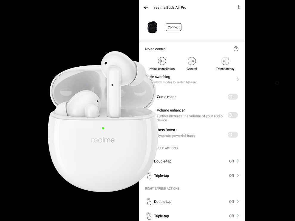 realme earbuds dimensions