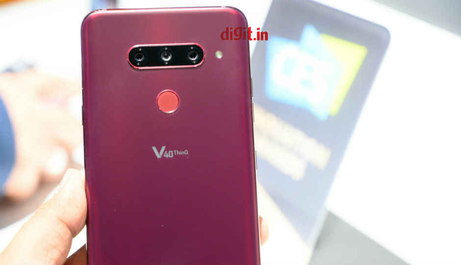 LG V40 ThinQ phones start getting Android 9 Pie in India