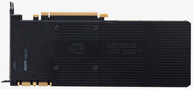 NVIDIA GeForce GTX 1080 Ti Graphics Card Back