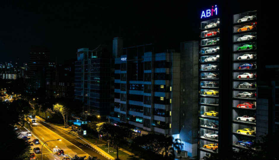 Autobahn Motors’ giant 15-floor showroom is a prolific supercar vending machine