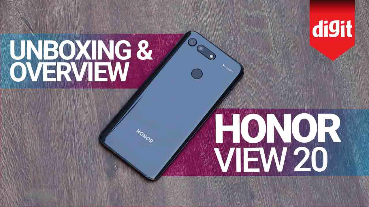 Unboxing and quick look at the Honor View 20