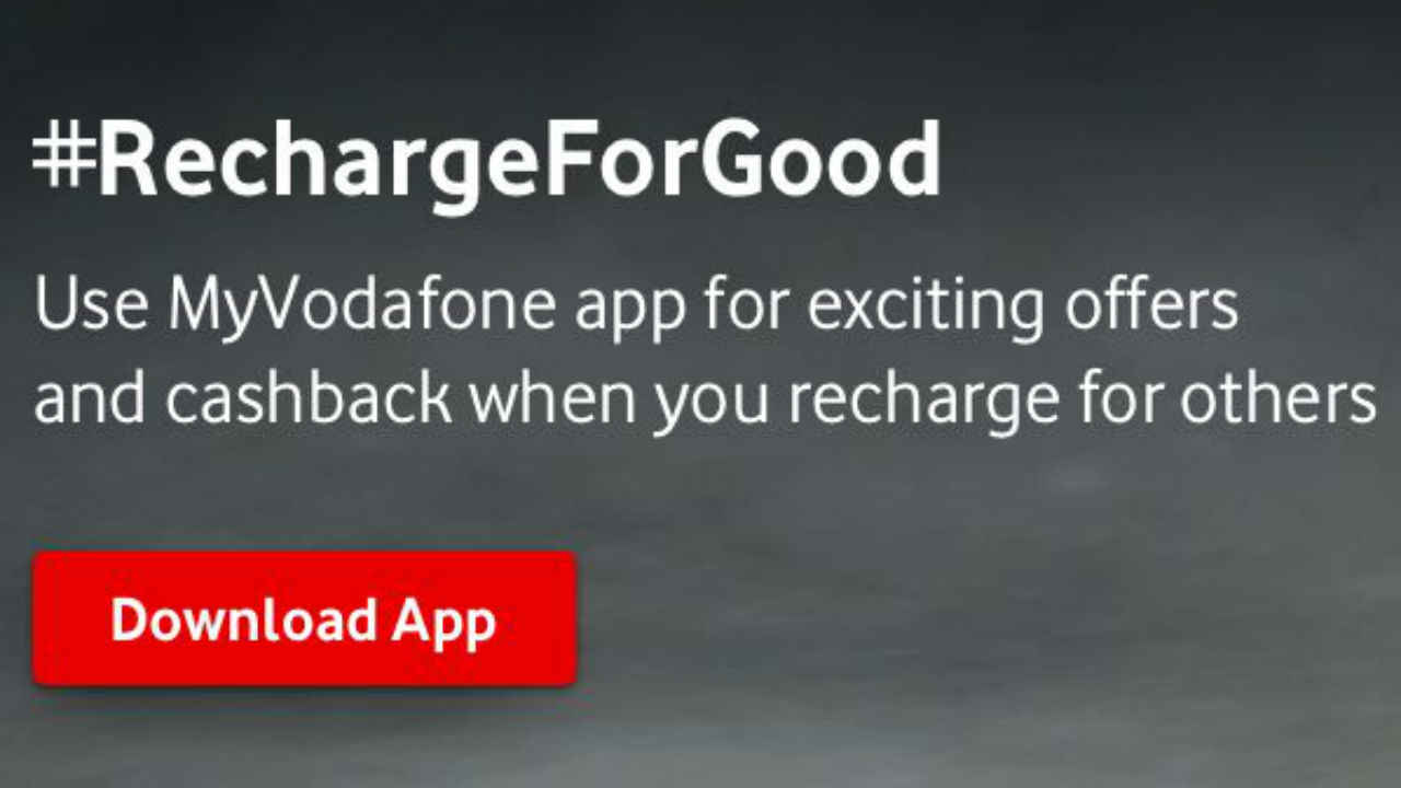 Vodafone Idea offers up to 6 percent cashback if you recharge for other customers