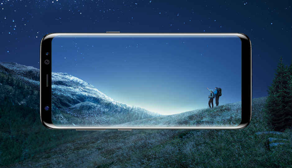 galaxy s8 nits