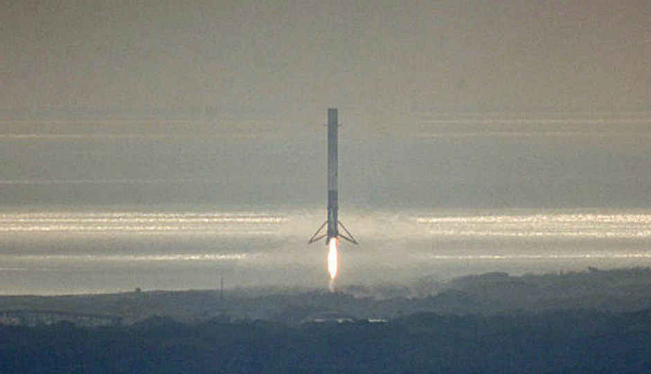 SpaceX Falcon 9 successfully lands on ground after takeoff from historic launchpad