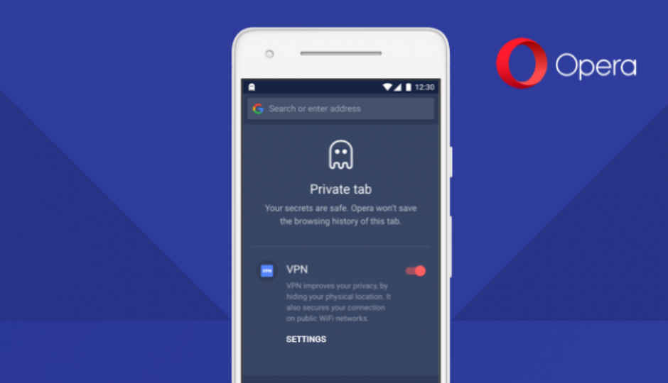 Opera Browser on Android to soon get built-in VPN feature