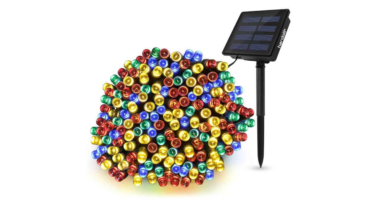 Solar string lights to decorate your garden