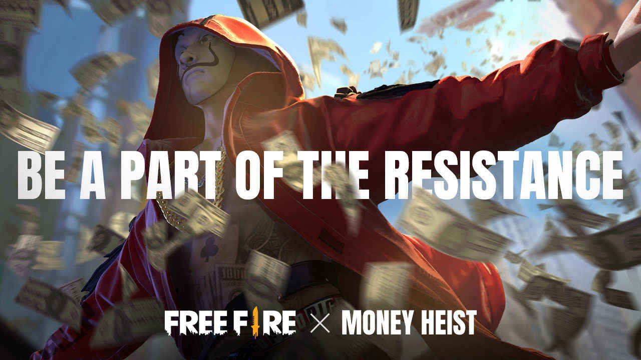 Garena Free Fire partners with Money Heist to introduce in game rewards