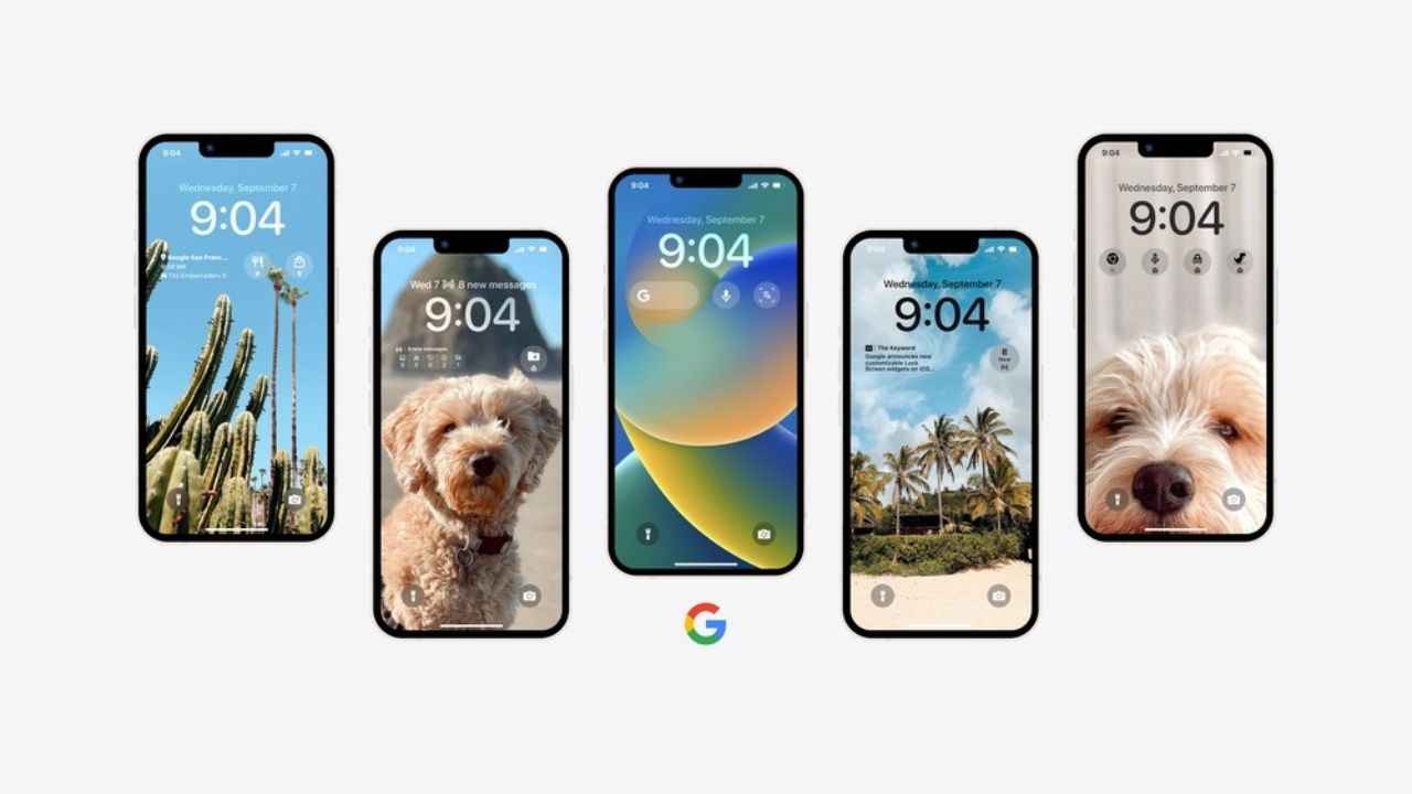 गूगल ने आईफोन पर आईओएस 16 लॉक स्क्रीन के लिए विजेट पेश किए