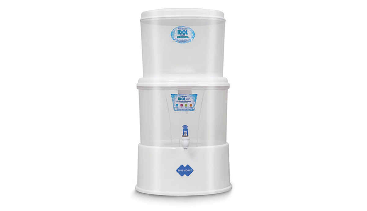 Blue Mount IDOL_STAR 18 L Gravity Based Water Purifier (White)