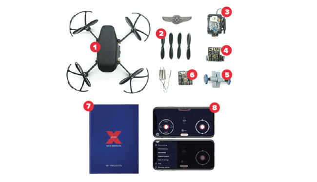 PlutoX DIY nano drone kit indiegogo Drona aviation