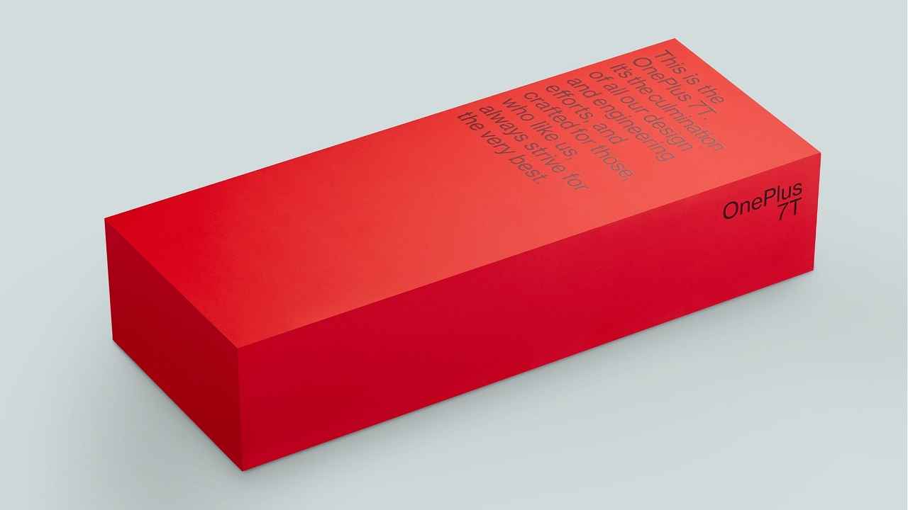 OnePlus 7T gets new all-red packaging