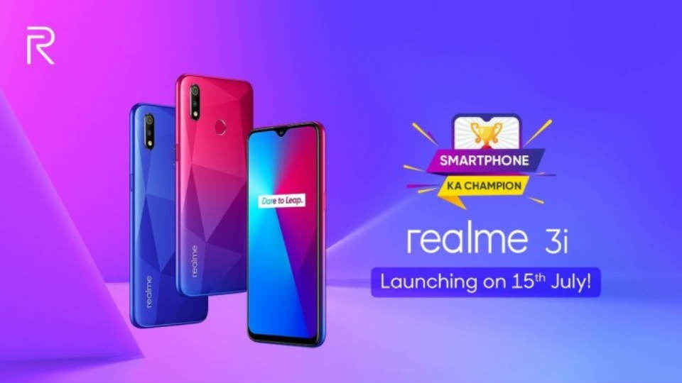 Realme 3i ಇದೇ 15ನೇ ಜೂಲೈ ರಂದು 6.2 ಇಂಚಿನ ವಾಟರ್ಡ್ರಾಪ್ ನಾಚ್ ಡಿಸ್ಪ್ಲೇಯೊಂದಿಗೆ ಬಿಡುಗಡೆ